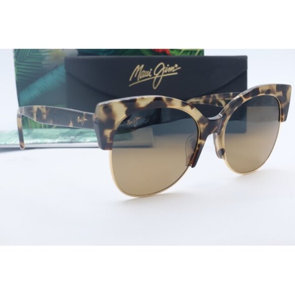 Maui Jim Mariposa MJ 817-10L Tortoise Cat Eye Sunglasses Brown polarized Lenses main image 7